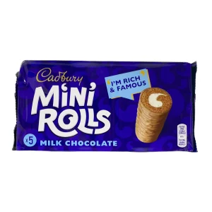 Cadbury Chocolate Mini Rolls 144g
