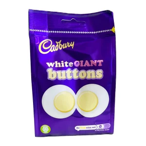 Cadbury Giant Buttons White Choc Bag 100g